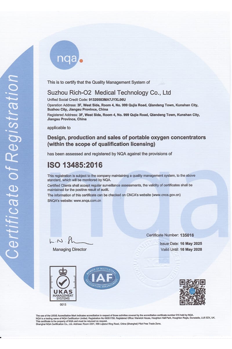 ISO 13485 System Certification